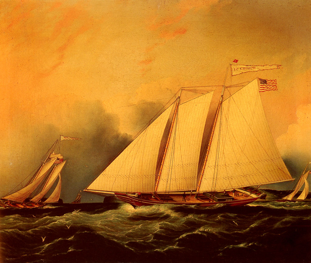Under Full Sail Buttersworth — James Buttersworth