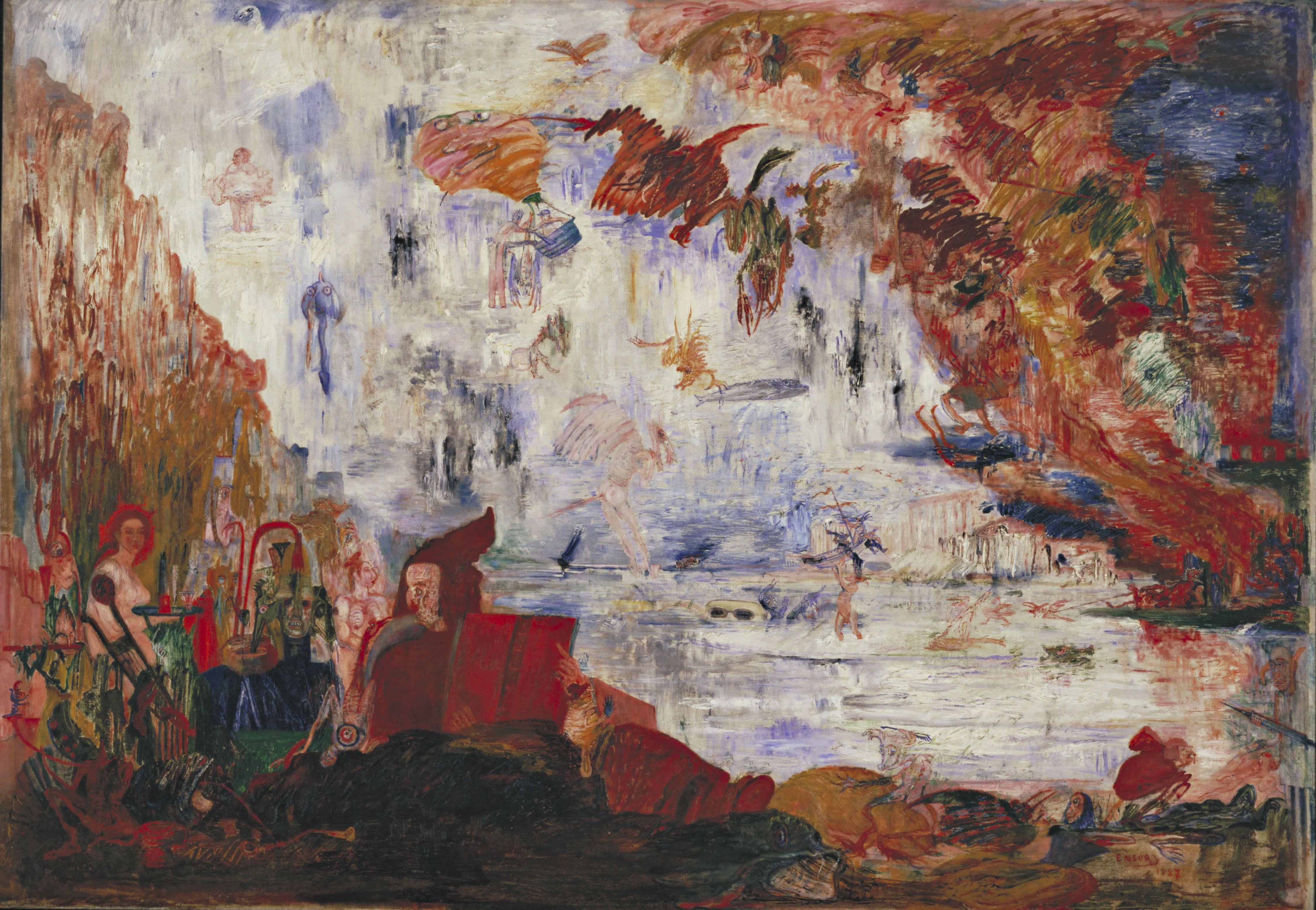 La entrada de Cristo en Bruselas, James Ensor