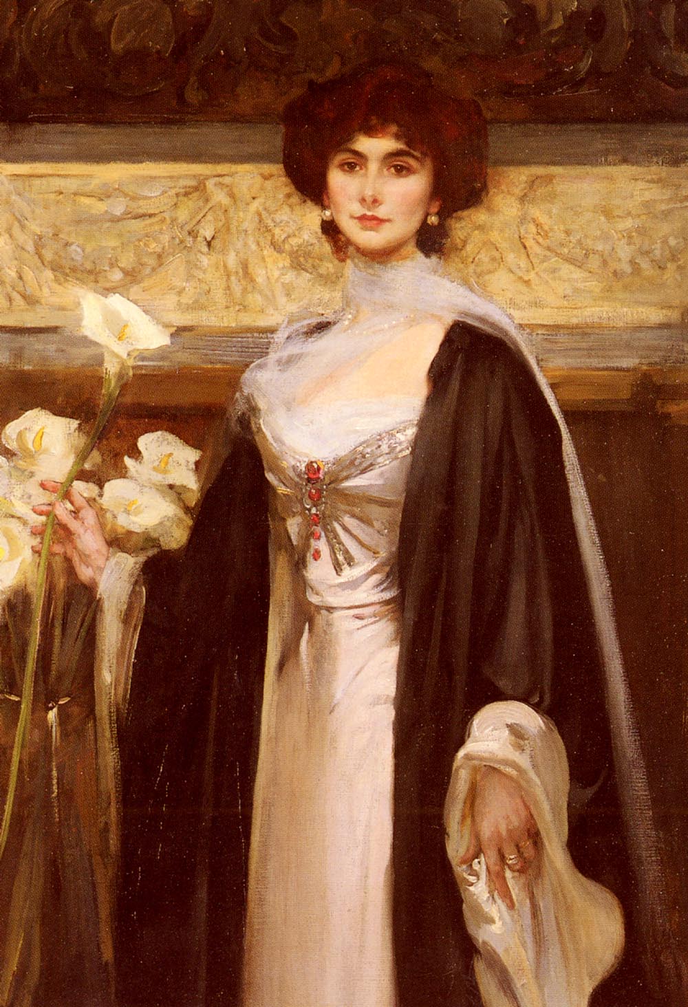 Retrato De Baroness Alfred De Meyer Shannon — James Jebusa Shannon