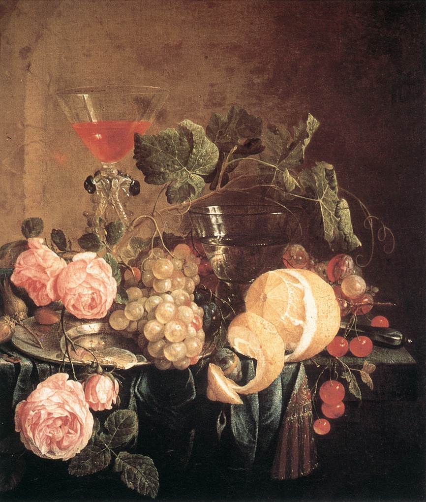 Bodegon Con Flores Y Fruta Heem — Jan Davidsz De Heem