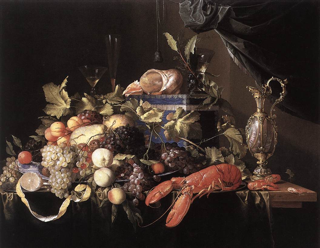 Bodegon Con Fruta Y Lobster Heem — Jan Davidsz De Heem