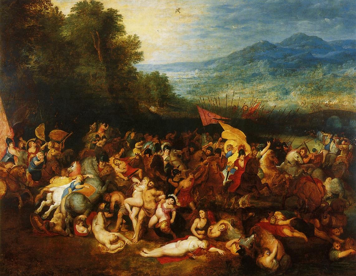 Batalla De Amazons Bruegel — Jan Il Vecchio Bruegel