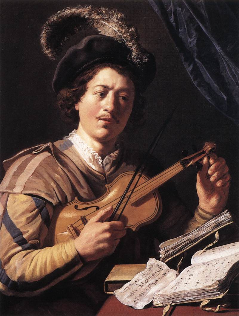 Violin Player Lievens — Jan Lievens