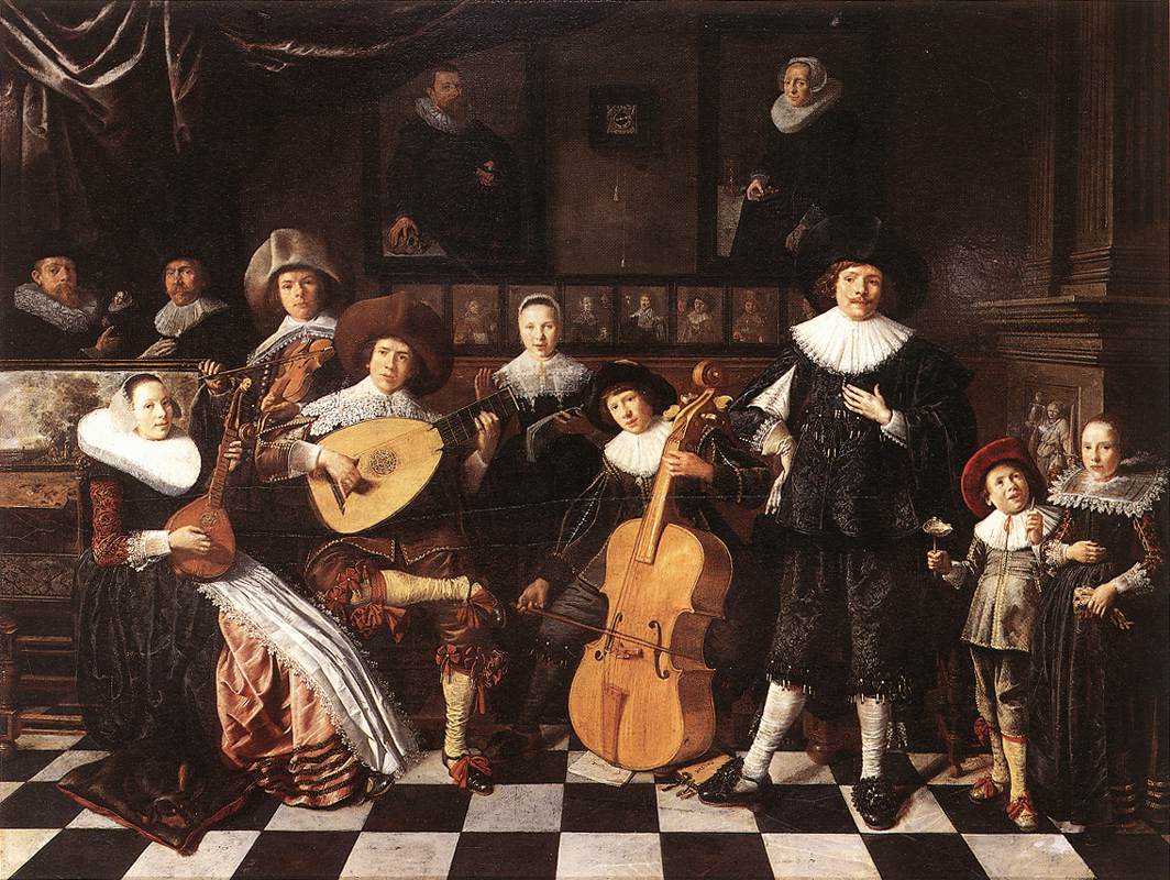 Family Making Musica Molenaer — Jan Miense Molenaer