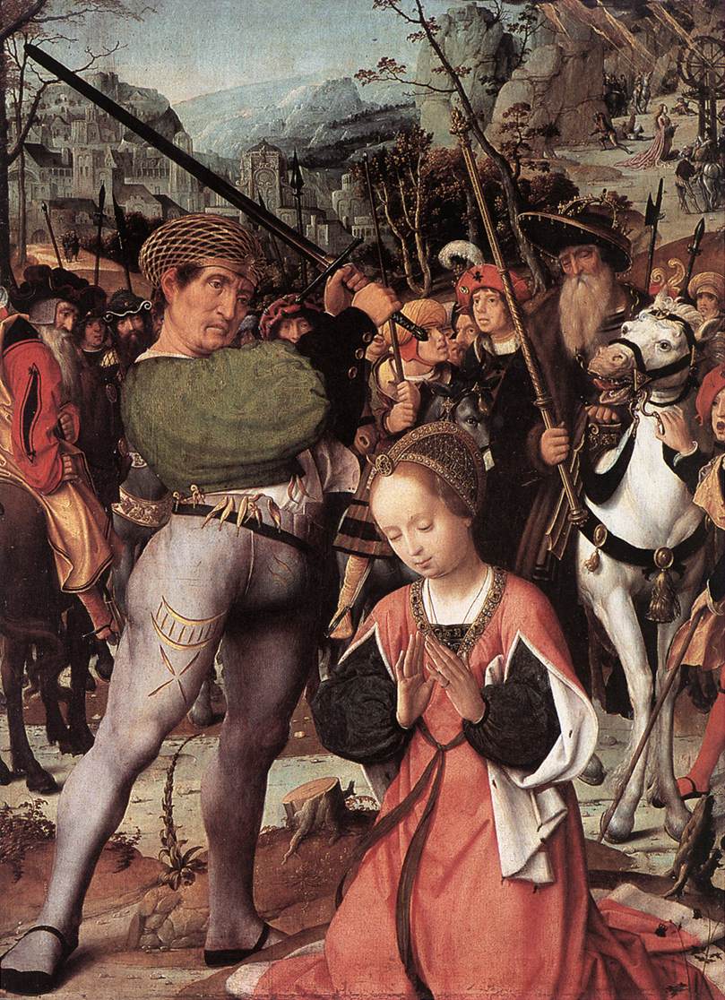 Martyrdom De San Catherine Provost — Jan Provost