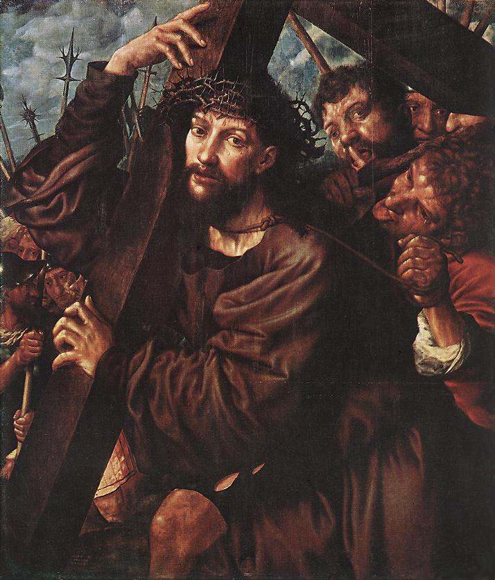 Cristo Cargando Cross Hemessen — Jan Sanders Van Hemessen