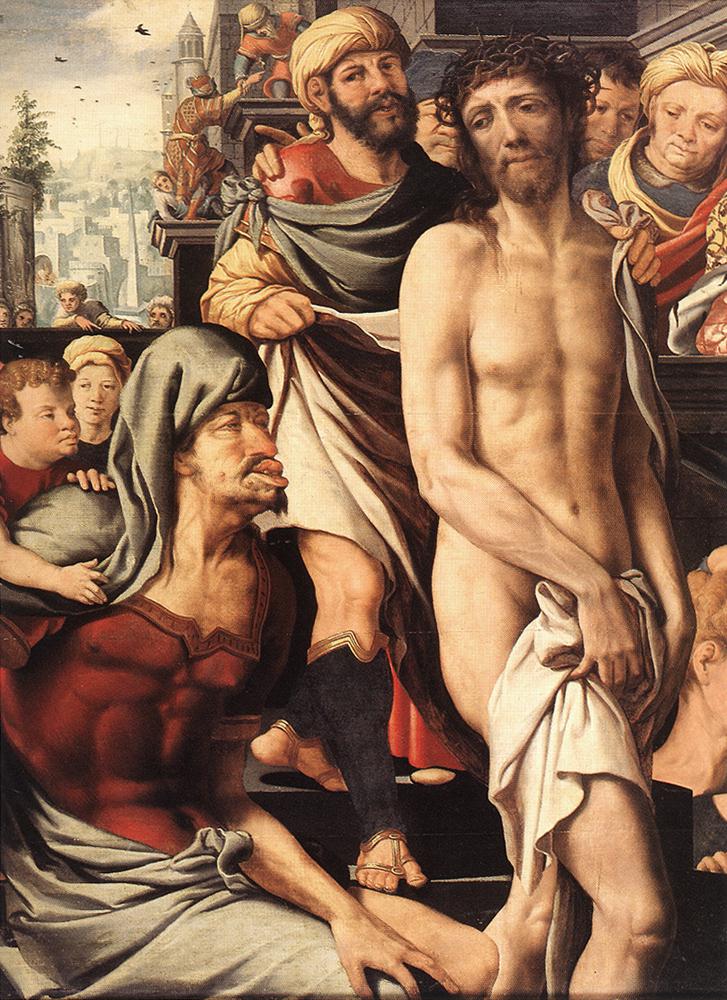 Cristo Mocked Detalle Hemessen — Jan Sanders Van Hemessen