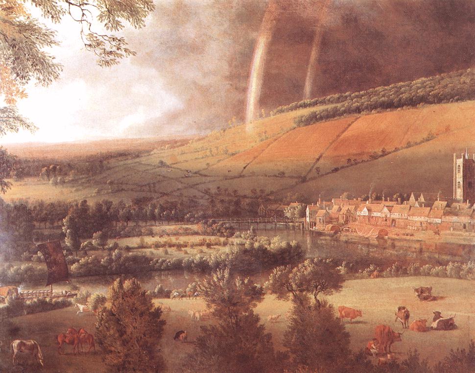 Paisaje Con Rainbow Henley Sobre Thames Siberechts — Jan Siberechts
