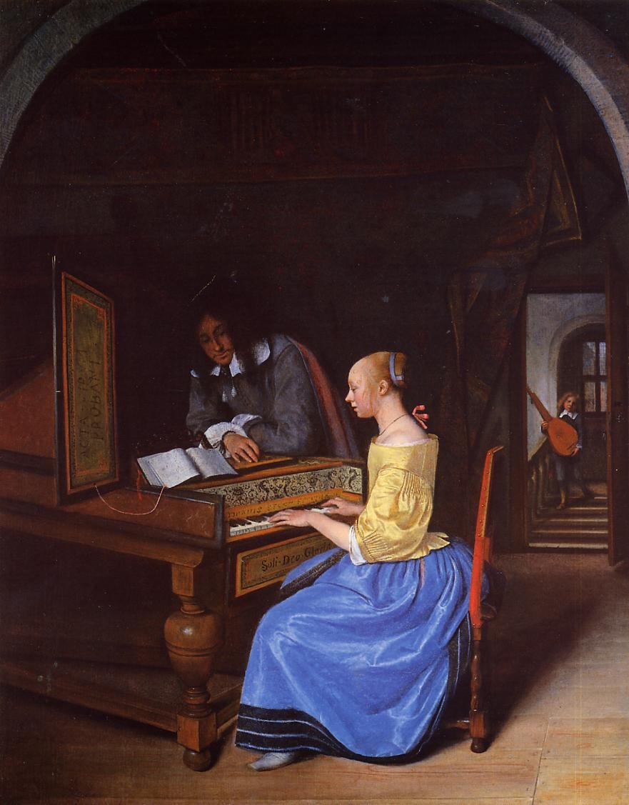 La trampa de los ratones (escena de taberna), Jan Steen