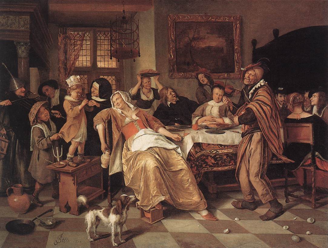 Bean Banquete Steen — Jan Steen