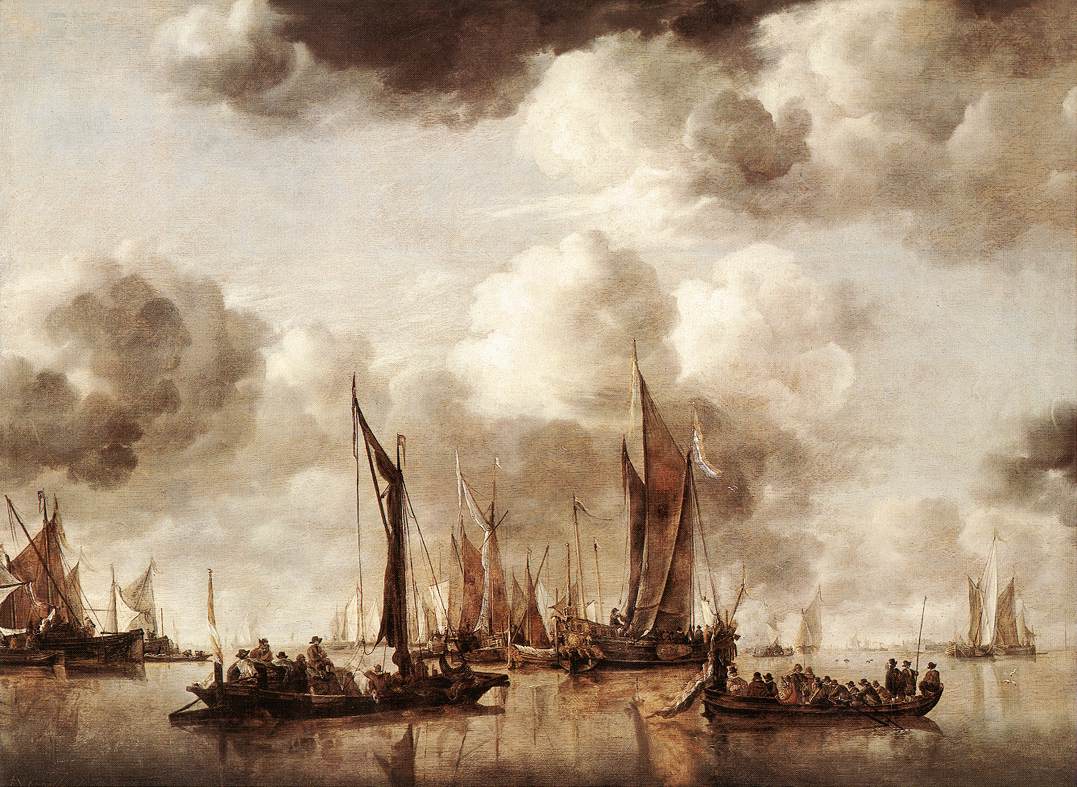 Dutch Yacht Firing Salvo Capelle — Jan Van De Capelle