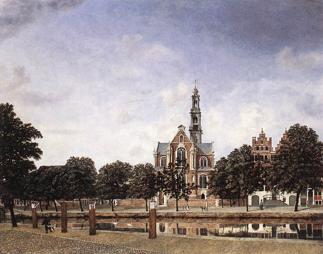 Vista De Westerkerk Amsterdam 1 Heyden — Jan Van Der Heyden