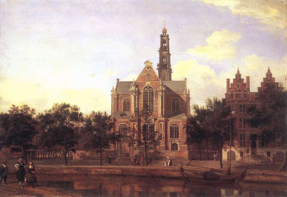 Vista De Westerkerk Amsterdam 2 Heyden — Jan Van Der Heyden