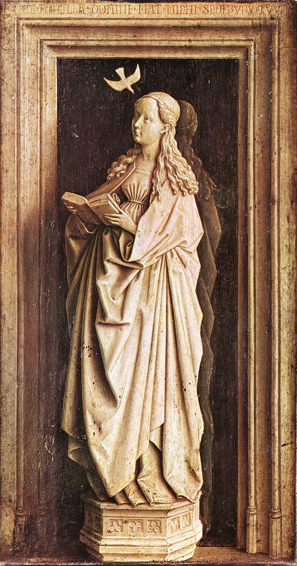 Anunciacion Detalle 2 Van Eyck — Jan Van Eyck — Primitivos Flamencos