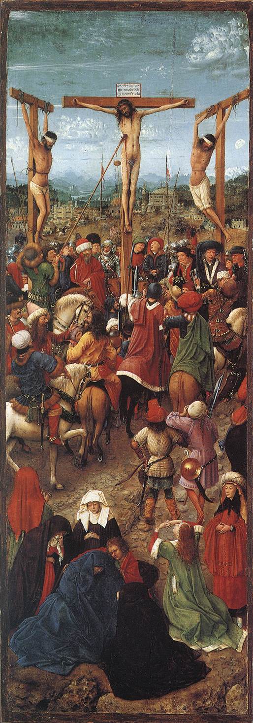 Crucifixion Van Eyck — Jan Van Eyck — Primitivos Flamencos