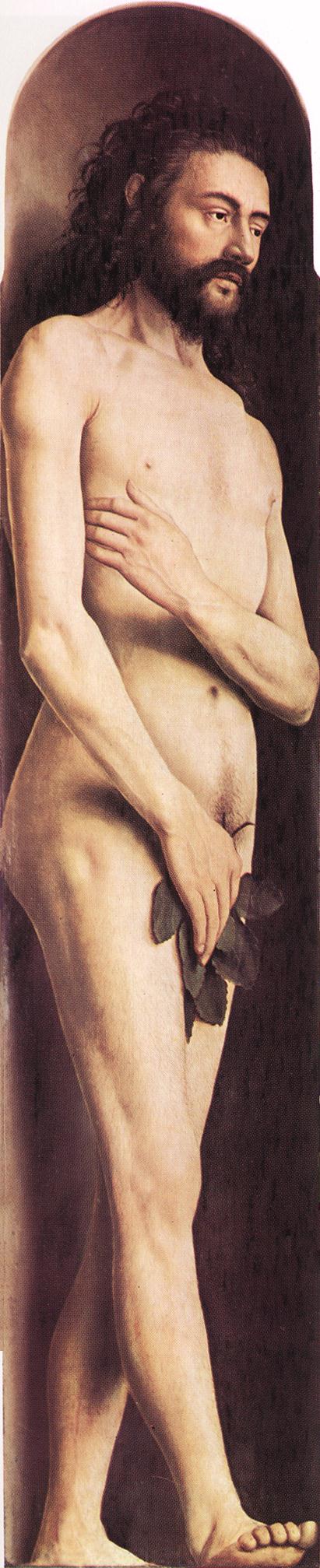 Ghent Altarpiece Adam Van Eyck — Jan Van Eyck — Primitivos Flamencos