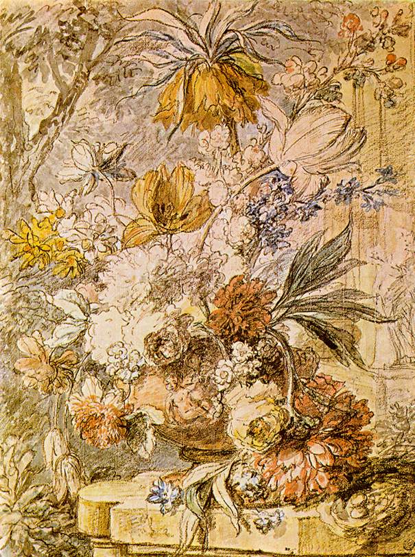 Jarron Con Flores Huysum — Jan Van Huysum