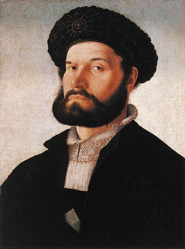 Retrato De Venetian Hombre Scorel — Jan Van Scorel
