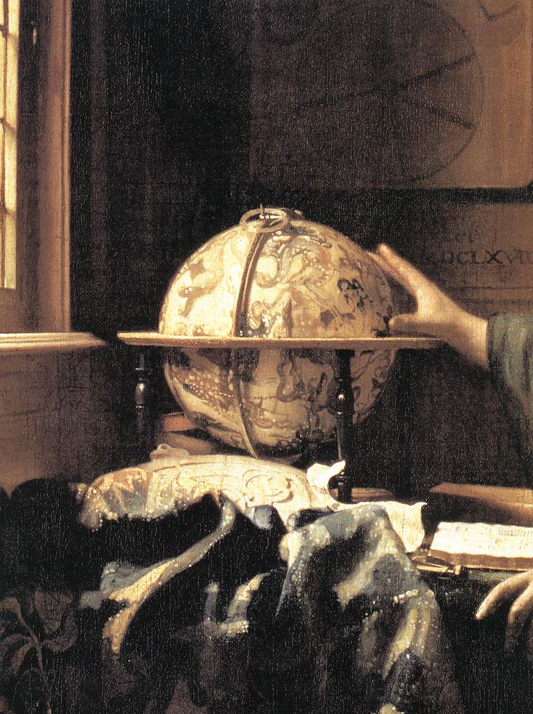 Astronomer Detalle Vermeer — Jan Vermeer