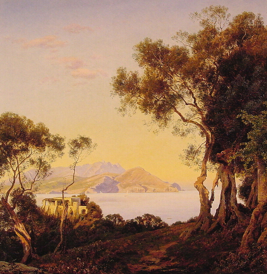 Italian Paisaje Cour — Janus Andreas Bartholin La Cour
