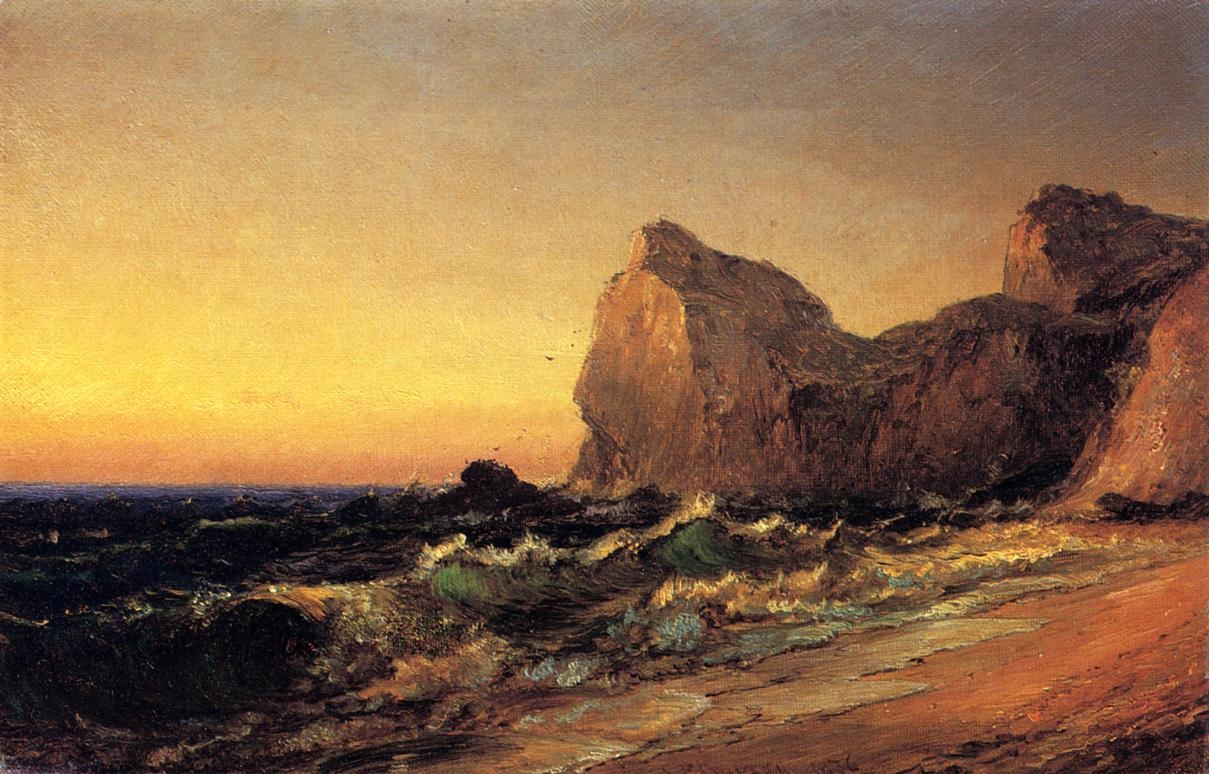 Coastal Escena Cropsey — Jasper Francis Cropsey