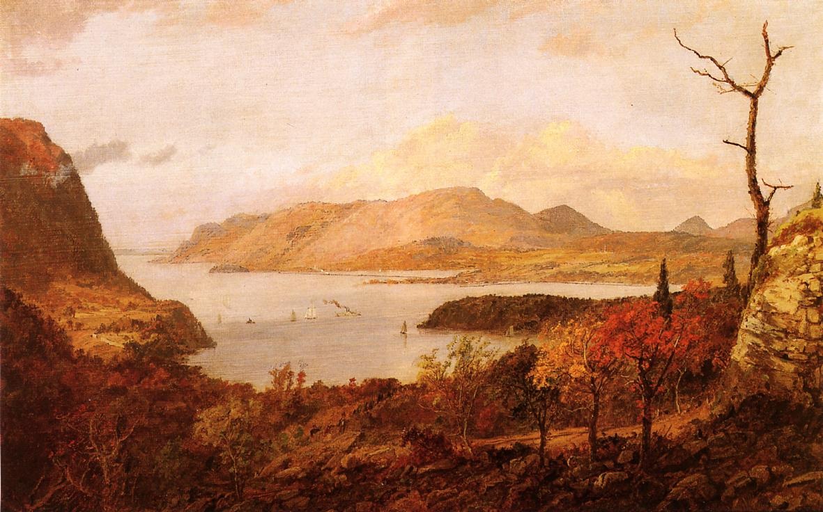Hudson Rio De Fort Putnam Cerca De West Point Cropsey — Jasper Francis Cropsey