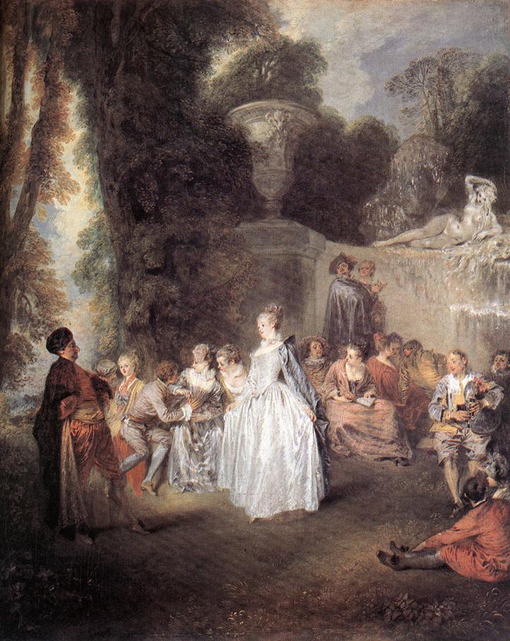 Fetes Venitiennes Watteau — Jean Antoine Watteau