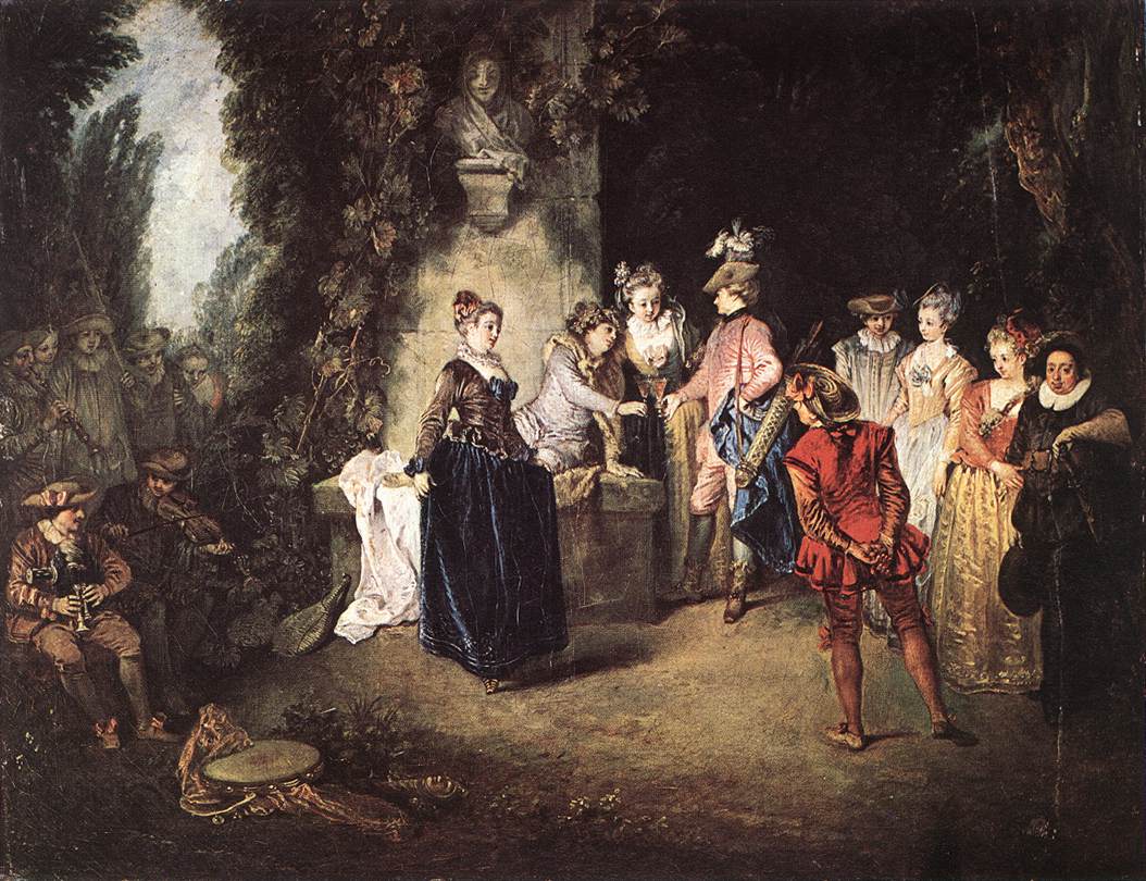 French Comedy Watteau — Jean Antoine Watteau