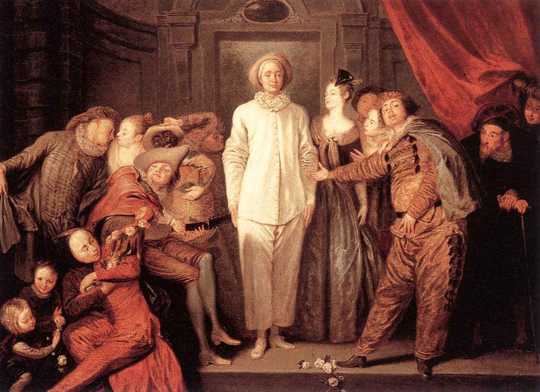 Italian Comedians Watteau — Jean Antoine Watteau