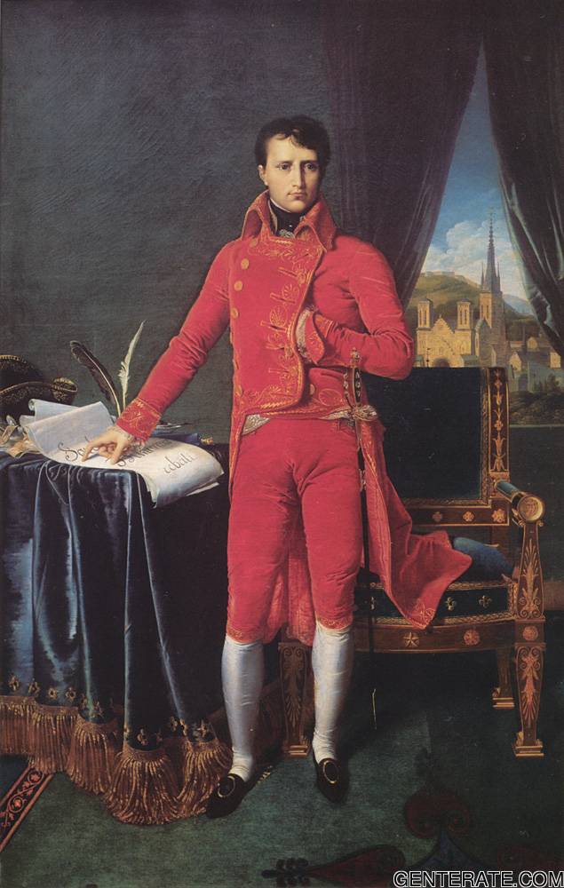 Bonaparte As Primero Consul Ingres — Jean Auguste Dominique Ingres