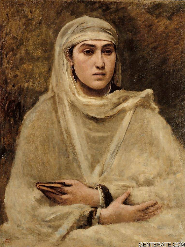 Algerian Mujer Corot — Jean Baptiste Camille Corot