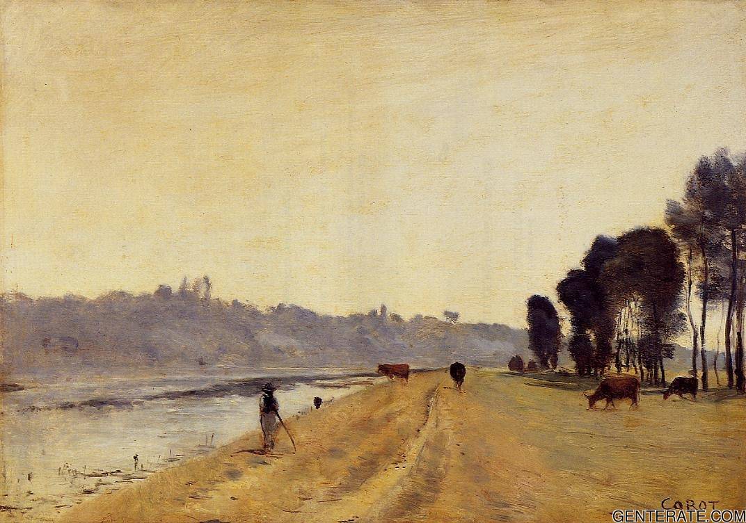 Banks De Rio Corot — Jean Baptiste Camille Corot