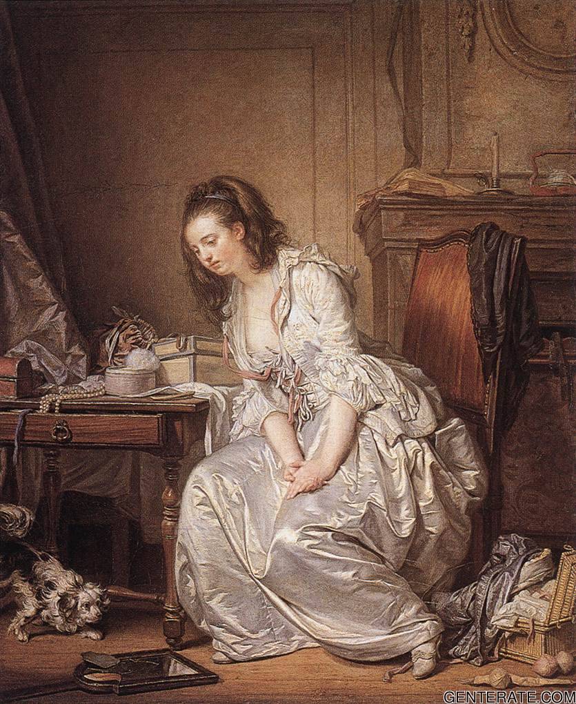 Broken Espejo Greuze — Jean Baptiste Greuze