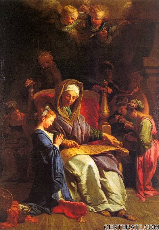 Education De Virgen Jouvenet — Jean Baptiste Jouvenet