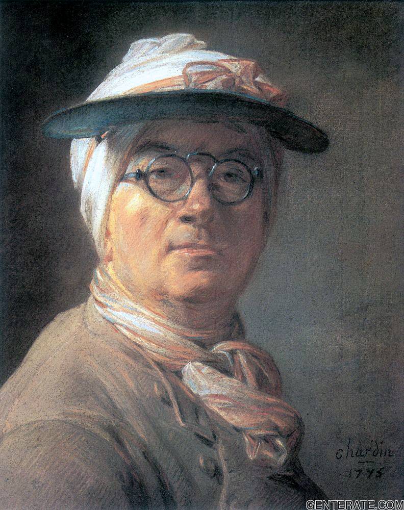 Autorretrato — Jean Baptiste Simeon Chardin