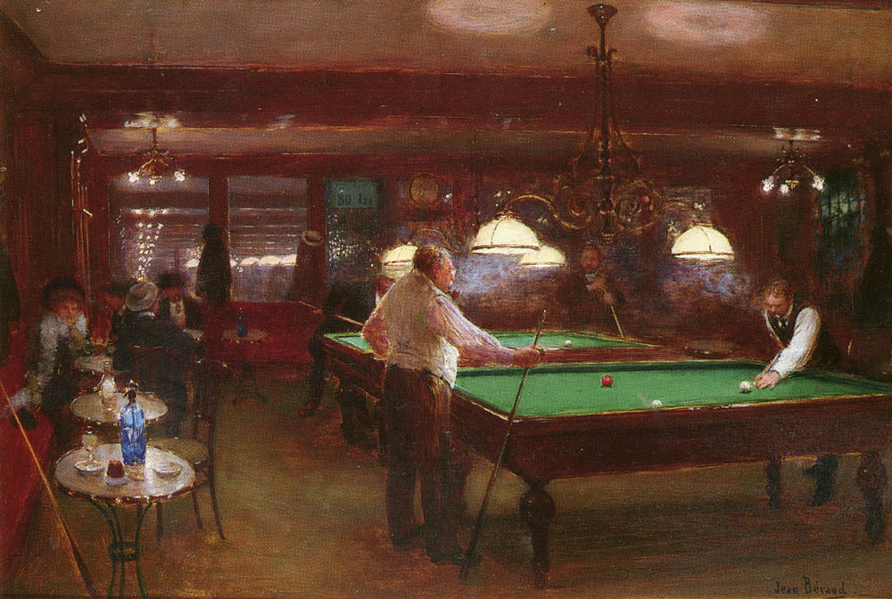 La Partie De Billard Beraud — Jean Beraud