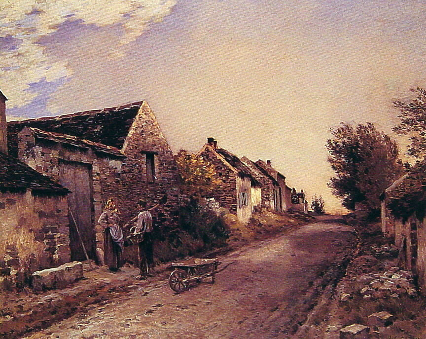 Gossips Cazin — Jean Charles Cazin
