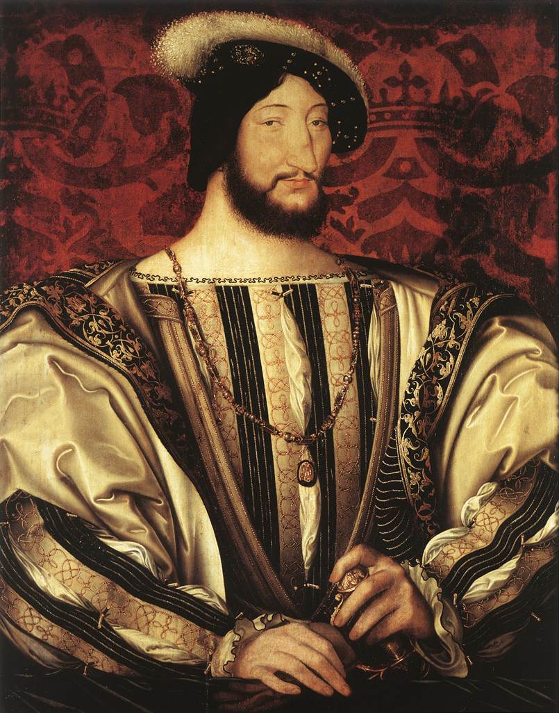 Retrato De Francois I Rey De Francia Clouet — Jean Clouet