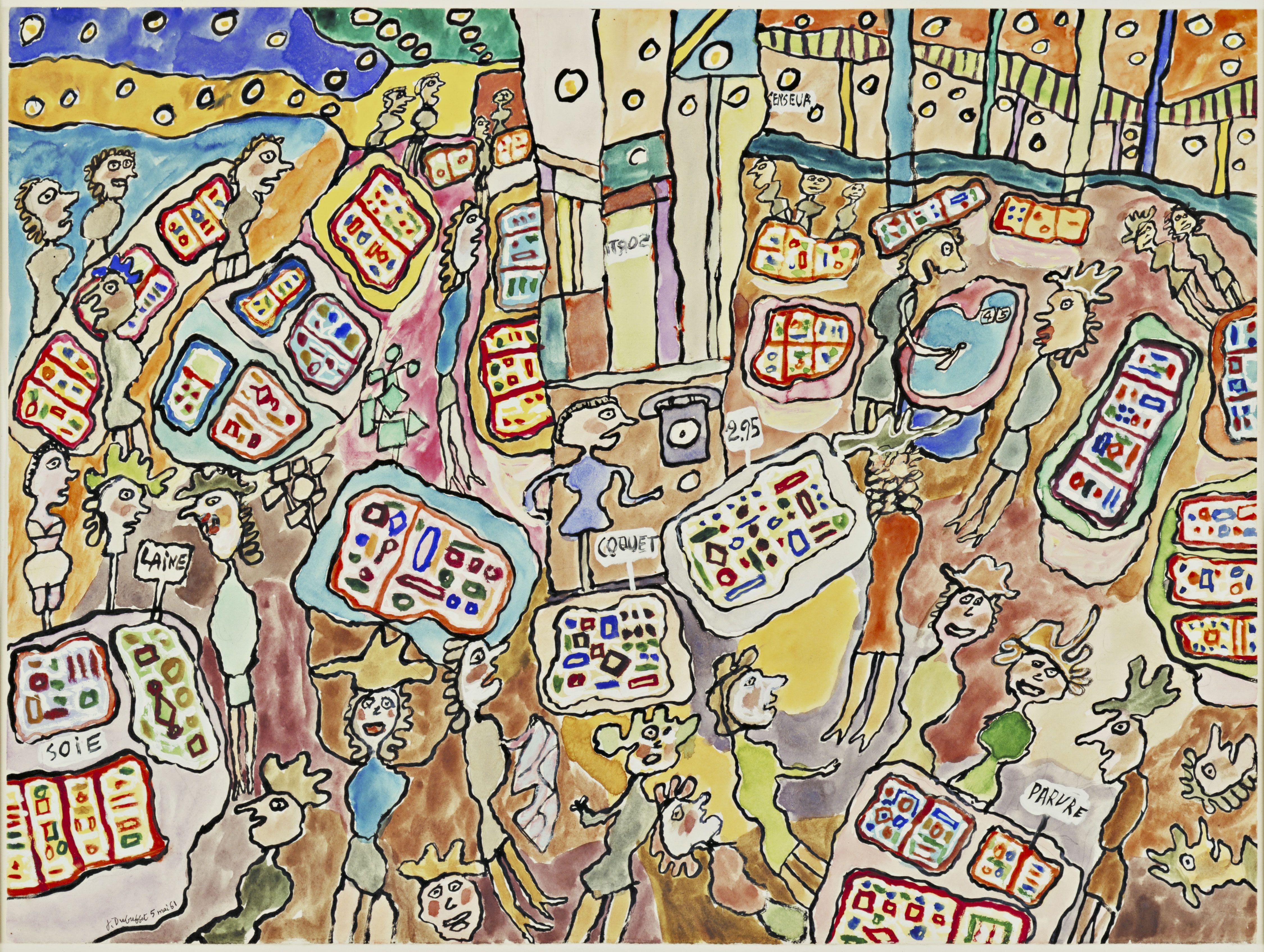 Bon Marche Ii Dubuffet — Jean Dubuffet