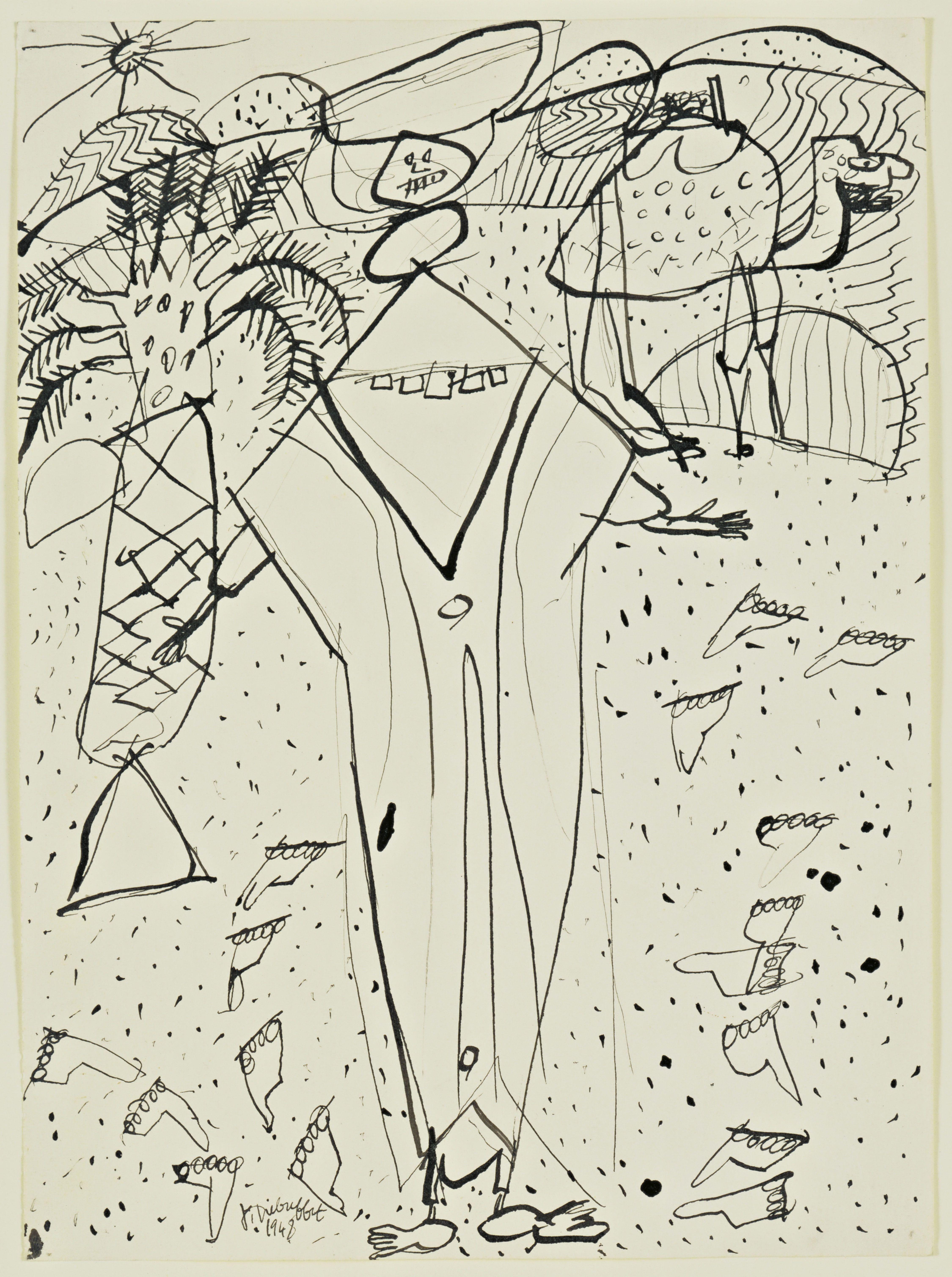 Desert Y Bedouin Dubuffet — Jean Dubuffet