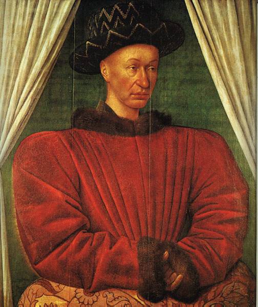 Retrato De Charles Vii De Francia Fouquet — Jean Fouquet