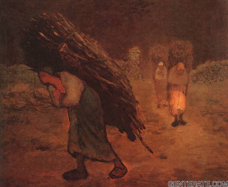 Faggot Carriers Millet — Jean Francois Millet — Realismo