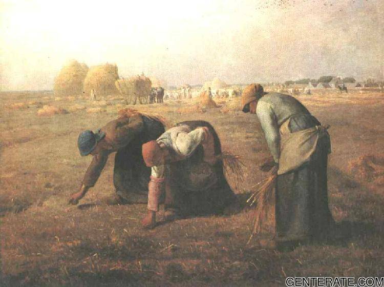 Gleaners Millet — Jean Francois Millet — Realismo