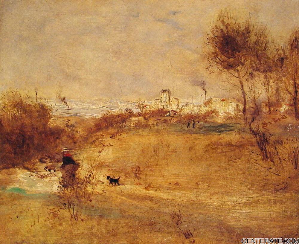 Afternoon Walk Raffaelli — Jean Francois Raffaelli