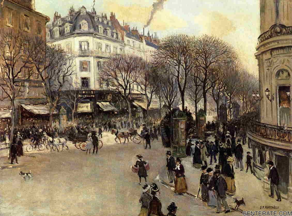 Boulevard Des Italiens Raffaelli — Jean Francois Raffaelli