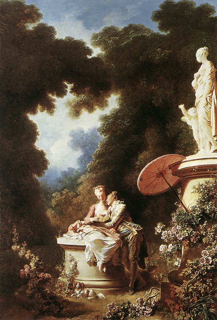 Confession De Love Fragonard — Jean Honore Fragonard