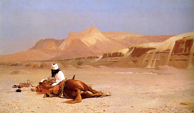 Arab Y His Steed Gerome — Jean Leon Gerome