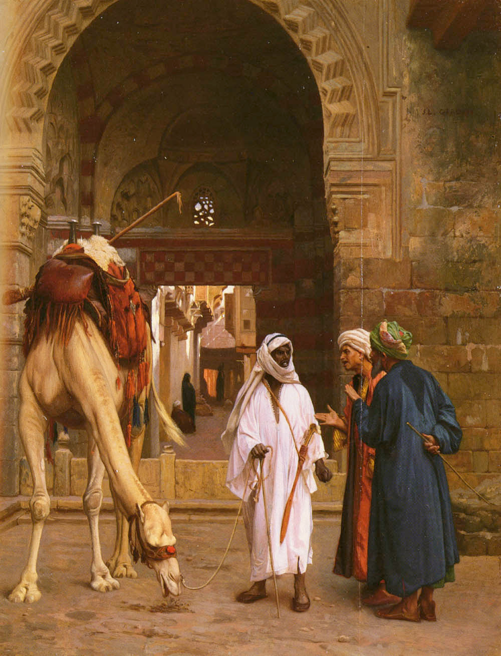 Arabs Arguing Gerome — Jean Leon Gerome