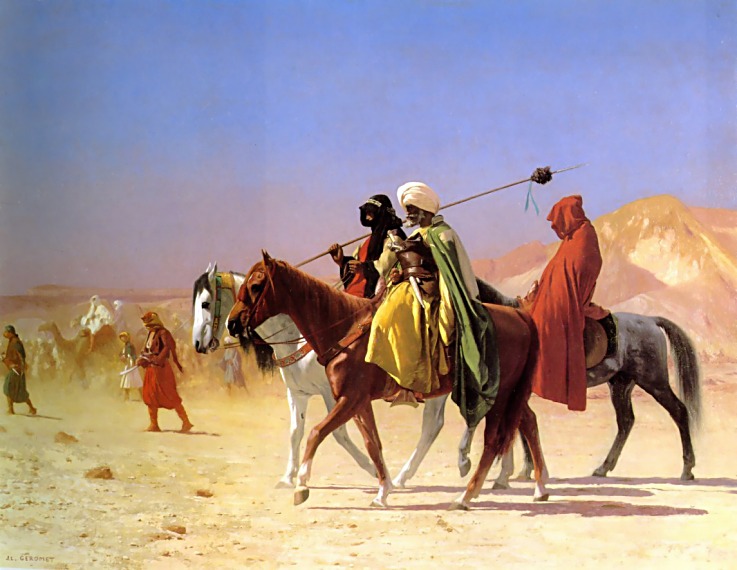 Arabs Crossing Desert Gerome — Jean Leon Gerome