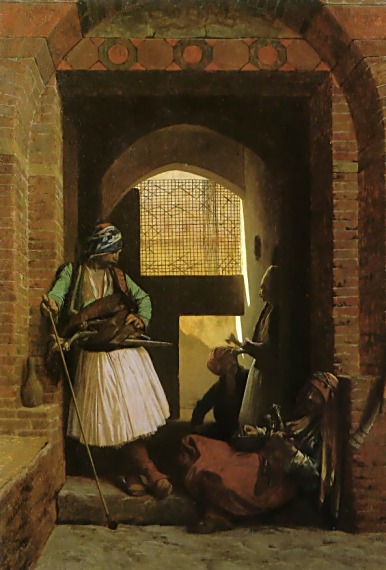 Arnauts De Cairo En Beb En Nasr Gerome — Jean Leon Gerome